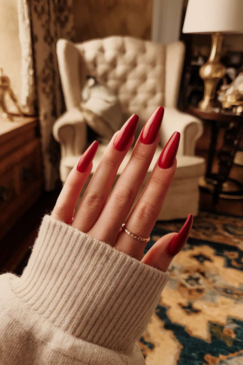 Cozy Cashmere nail trends