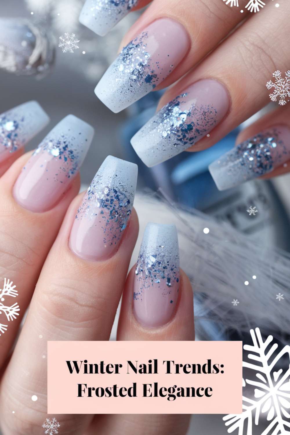 Frosted Elegance nail trends
