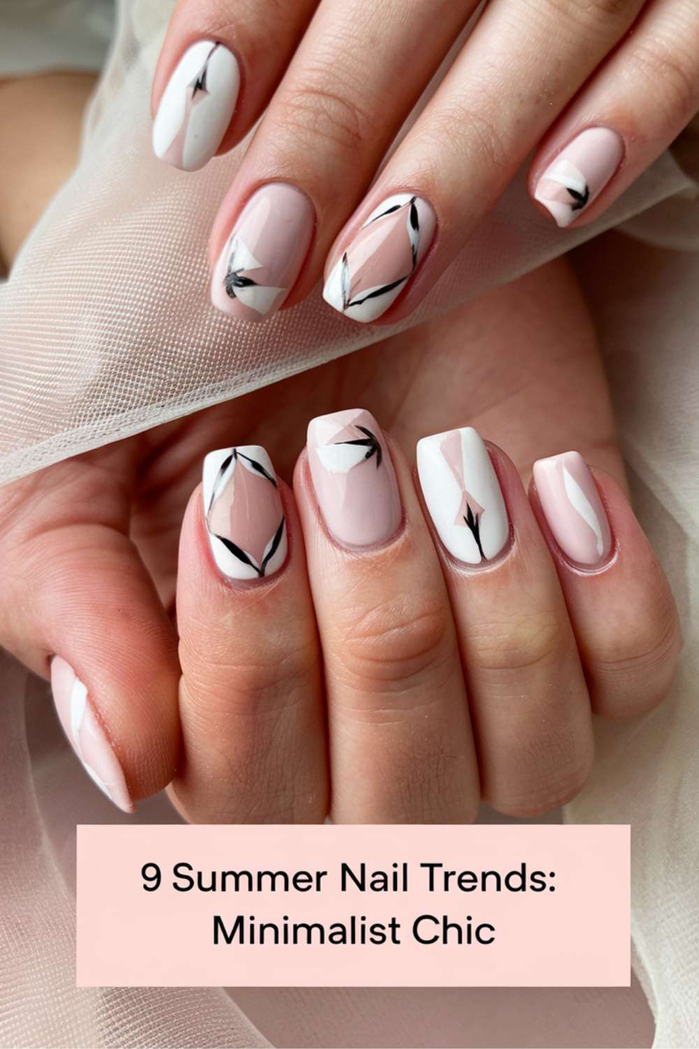 Minimalist Chic nail art design