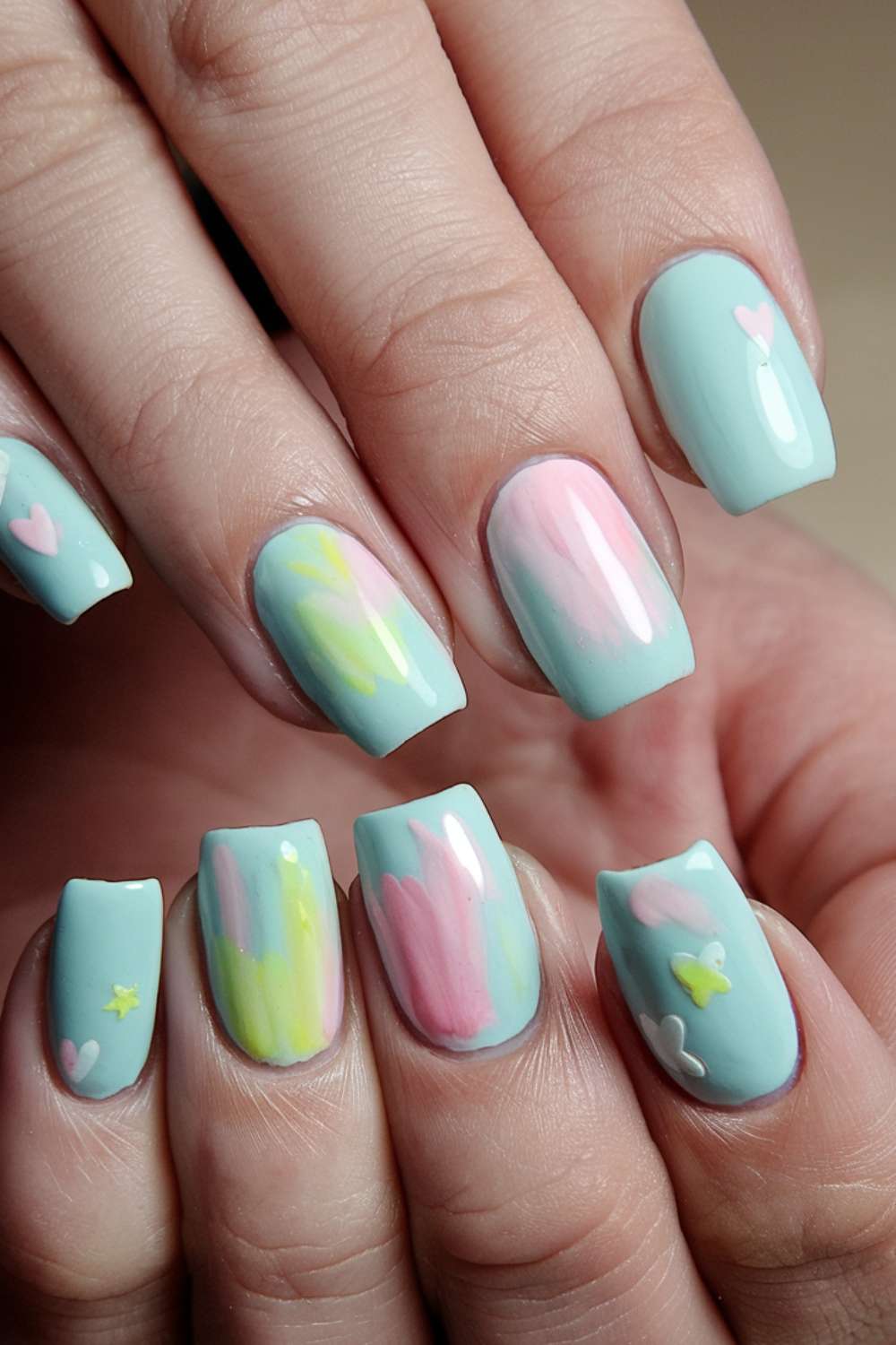 Pastel Dream Elegant Nail Art design ideas