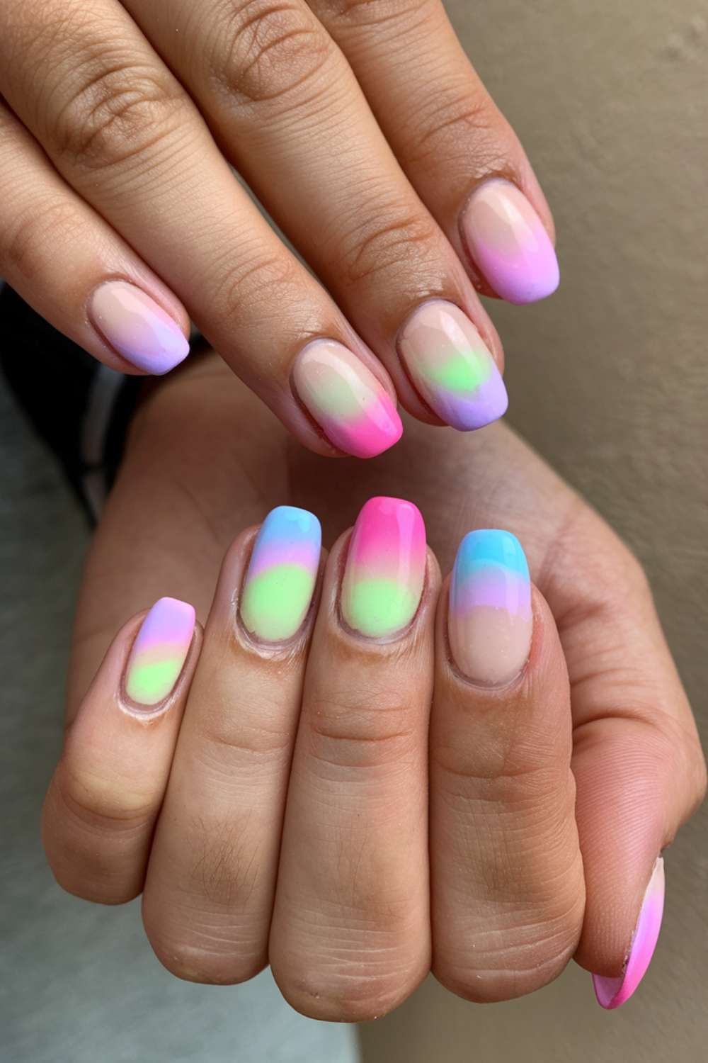 Pastel Perfection nail art design