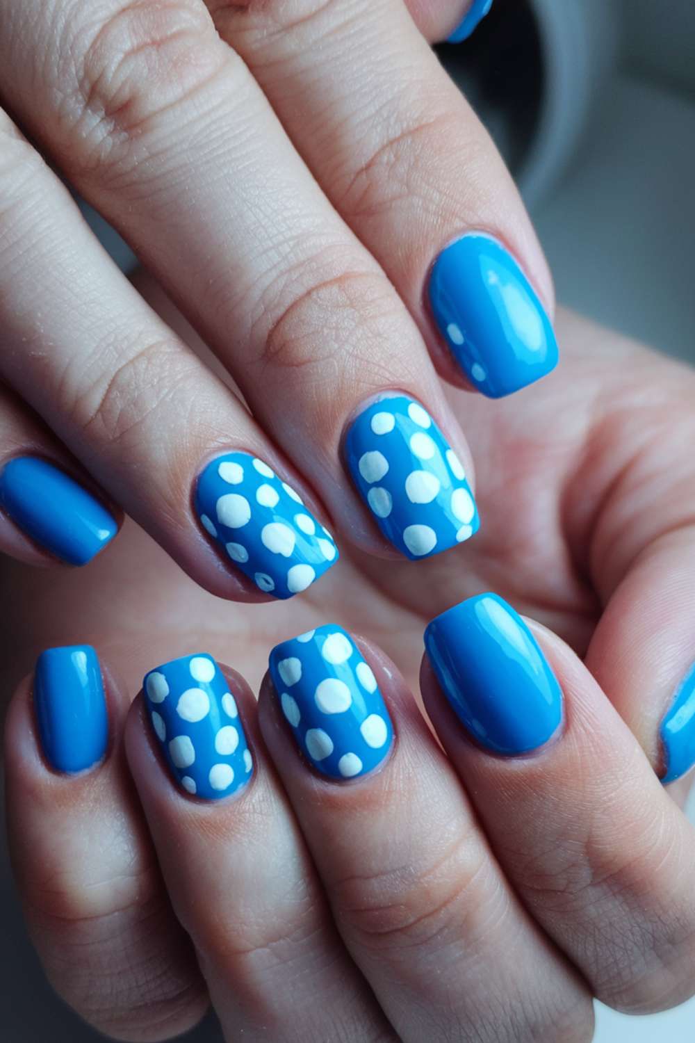 Polka Dot Perfection nail art design ideas
