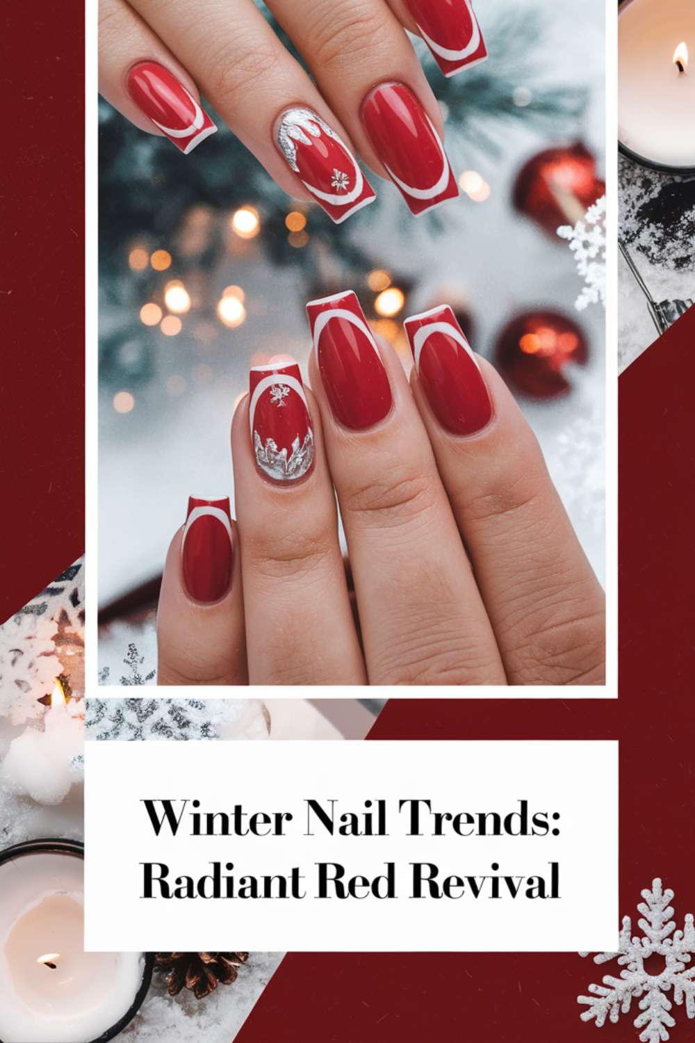 Radiant Red Revival nail art trends
