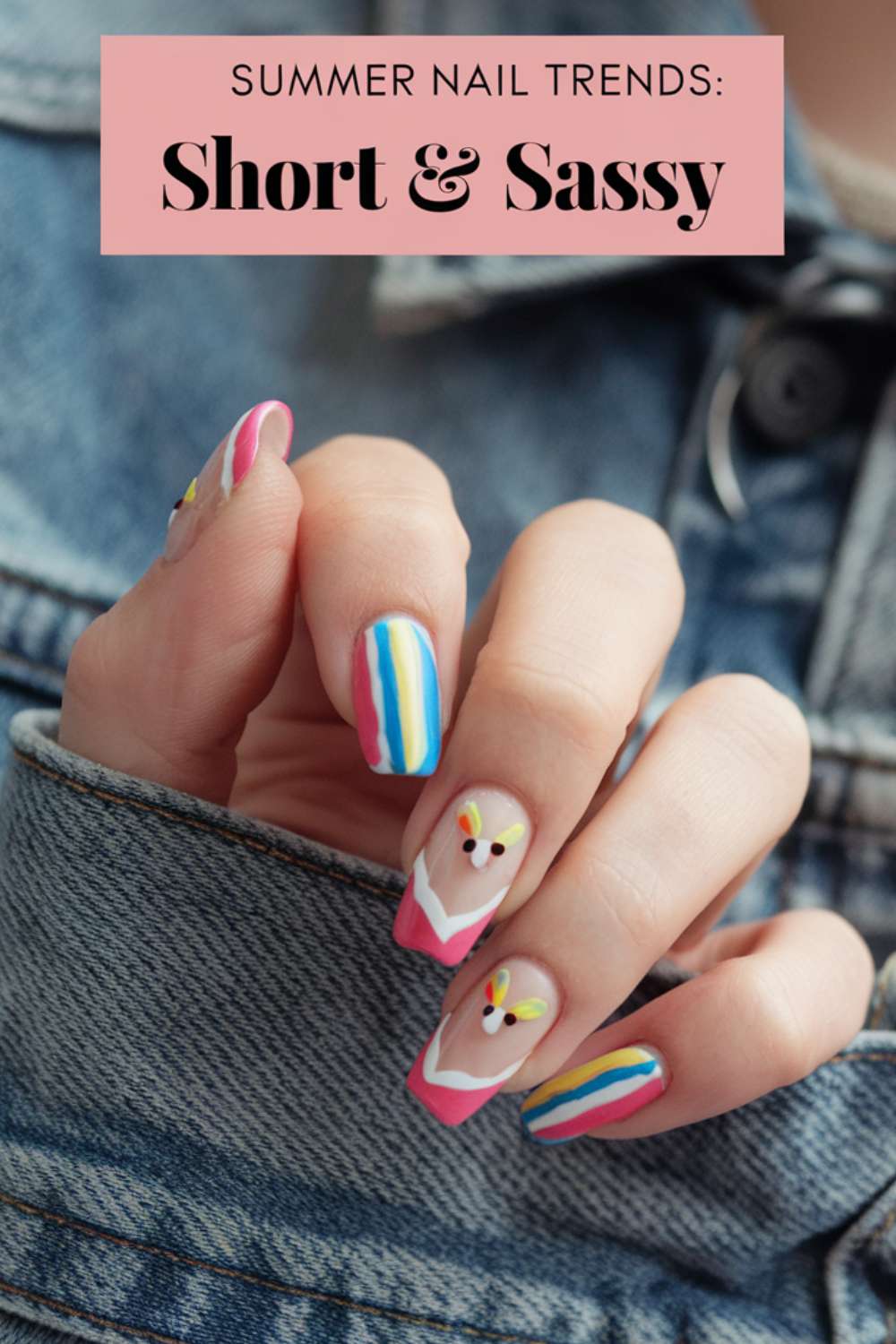 Short & Sassy nail art