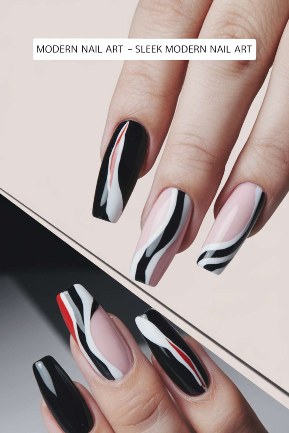 Sleek Modern Nail Art