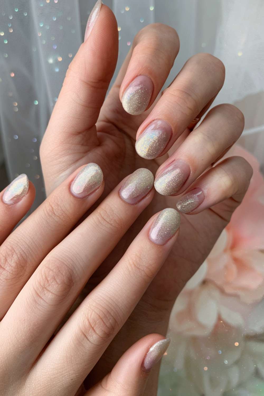 Soft Sparkle Nails art design ideas