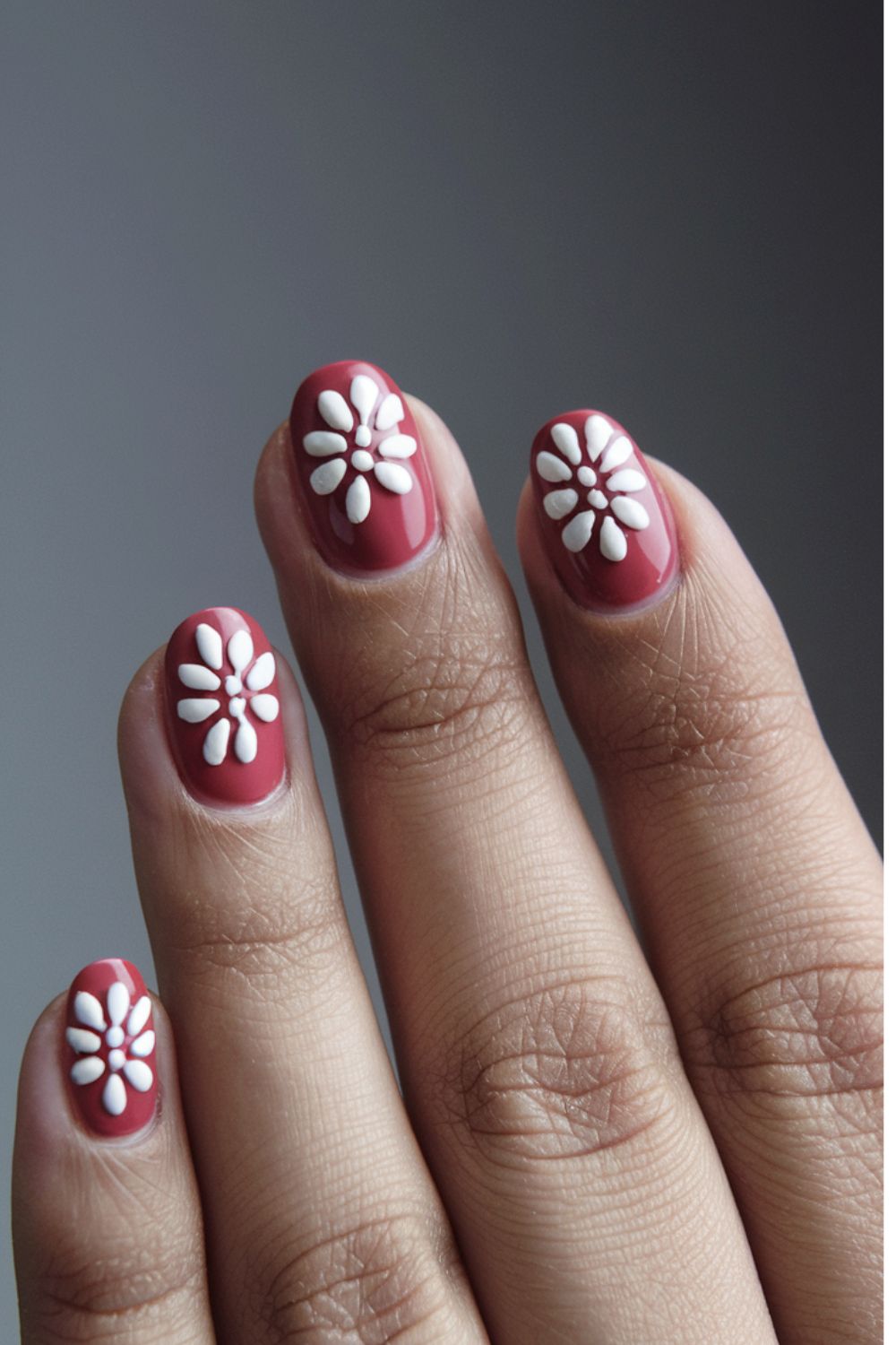 Strawberry Seed Scatter nail art ideas