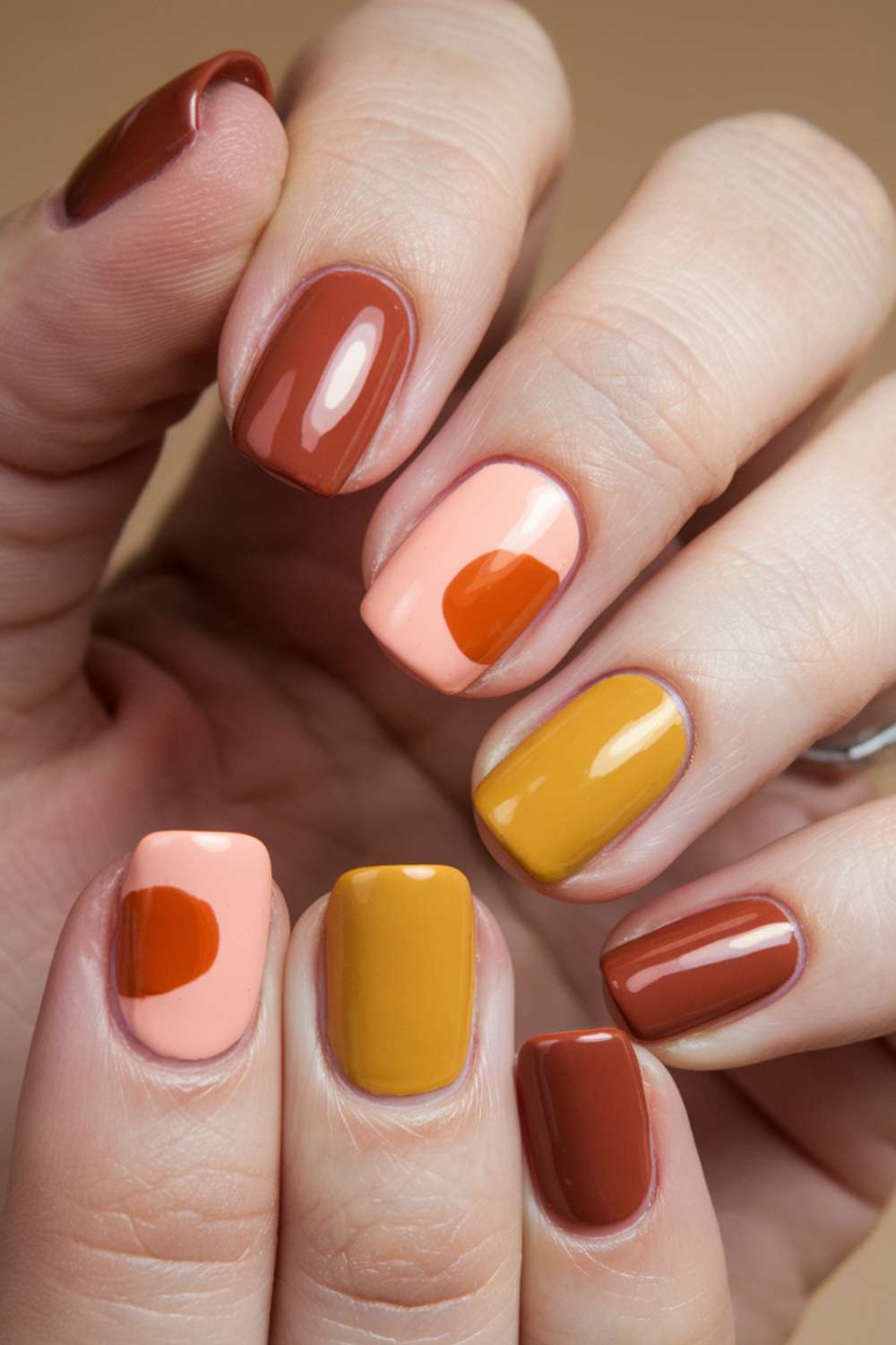 Subtle Spice Swatches nail