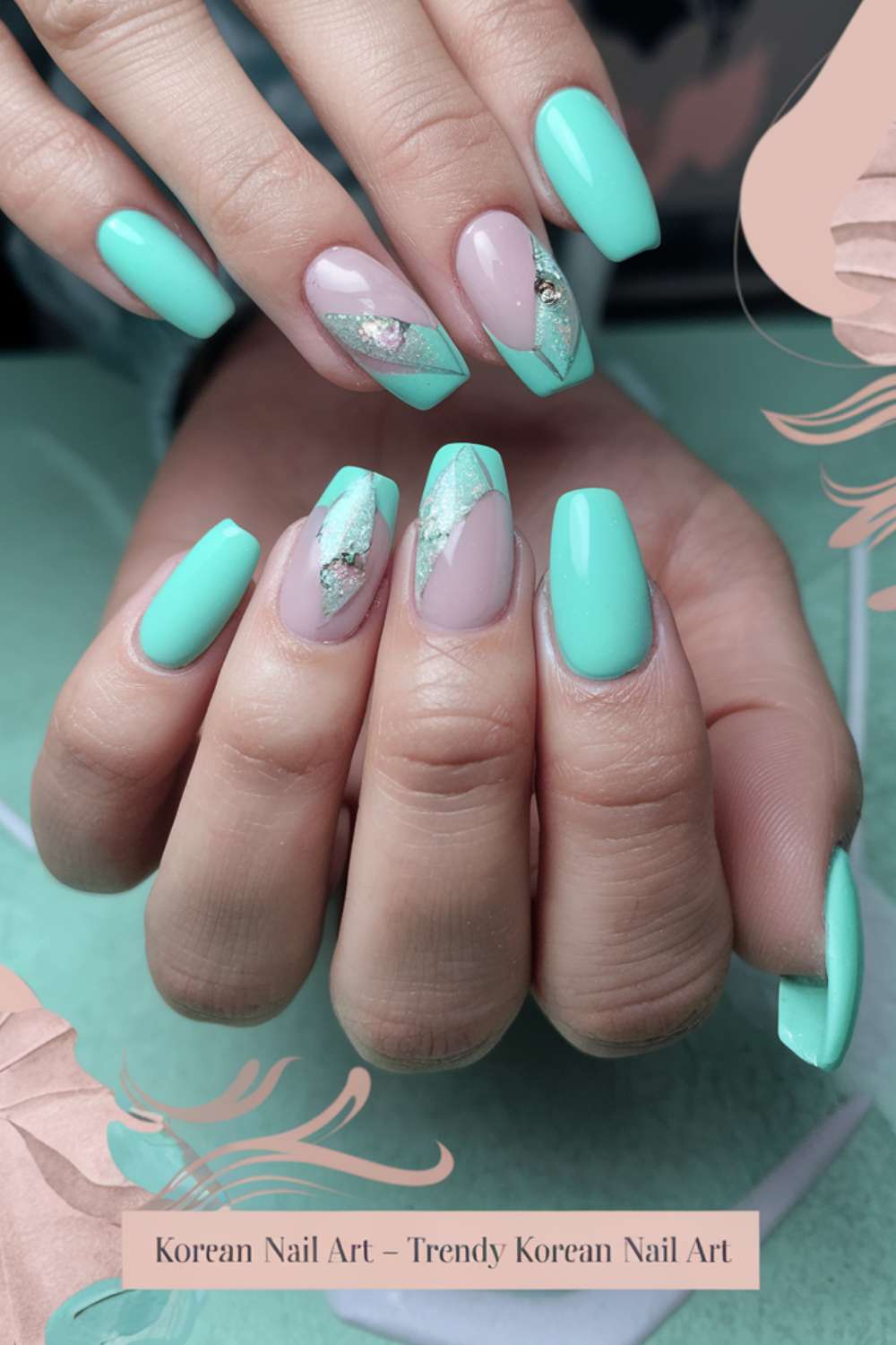 Trendy Korean Nail Art