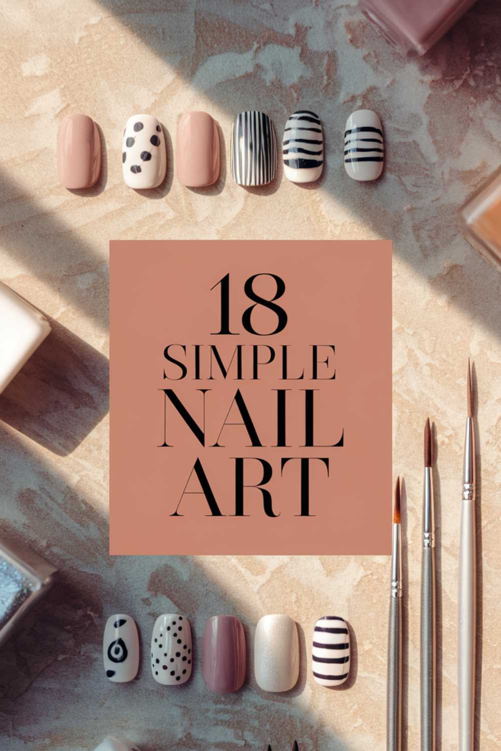 18 Simple nail arts
