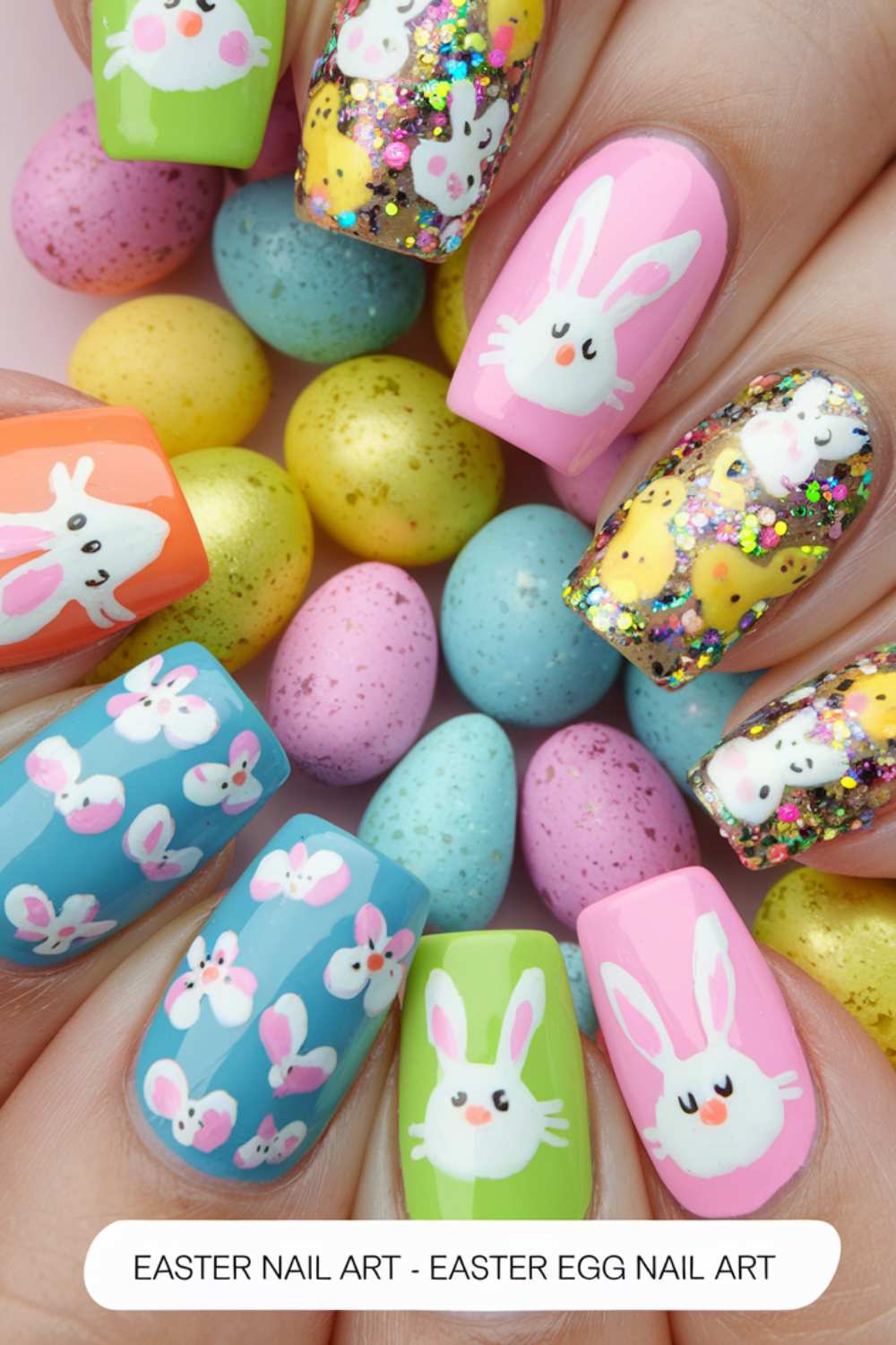 Easter Egg Nail Art