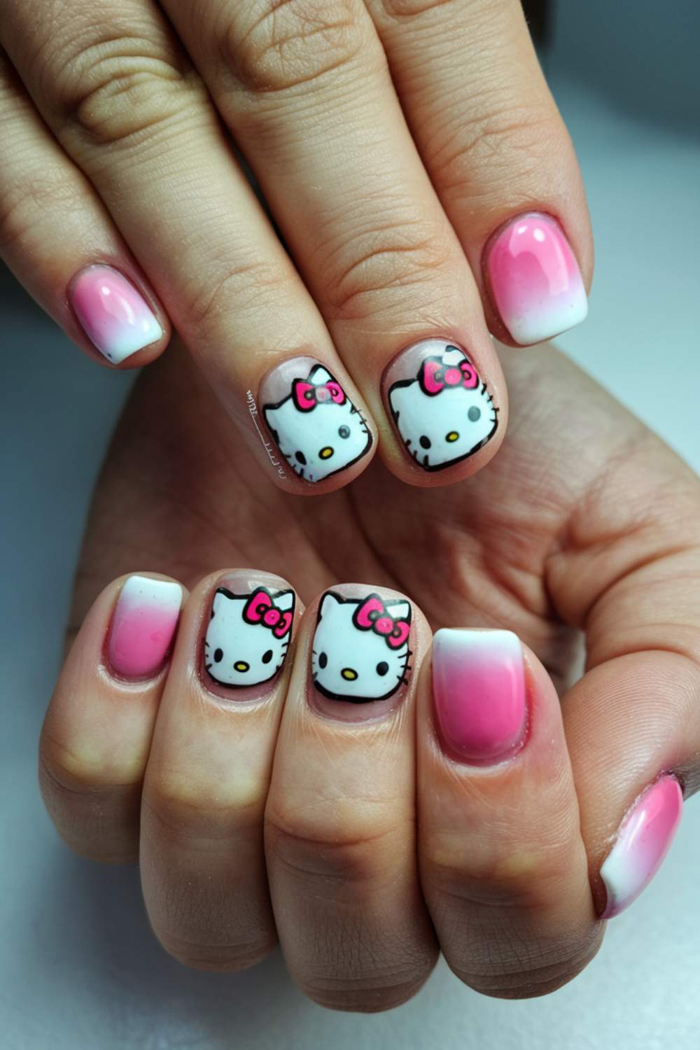 Hello Kitty Nails for Short Nails