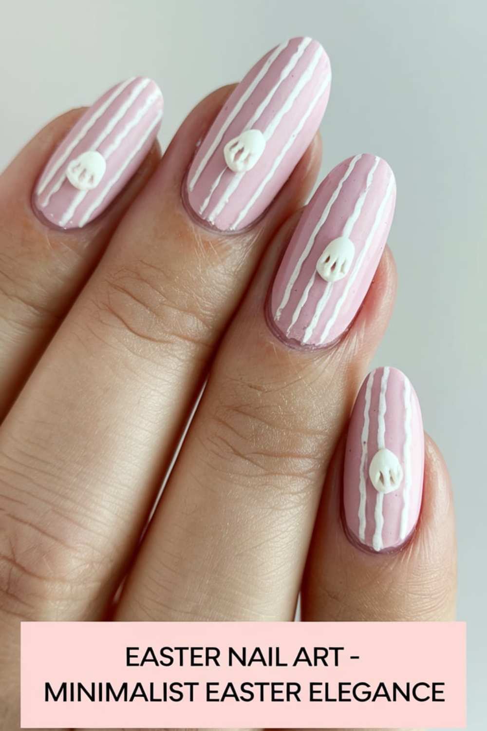 Minimalist Easter Elegance Nail Art ideas