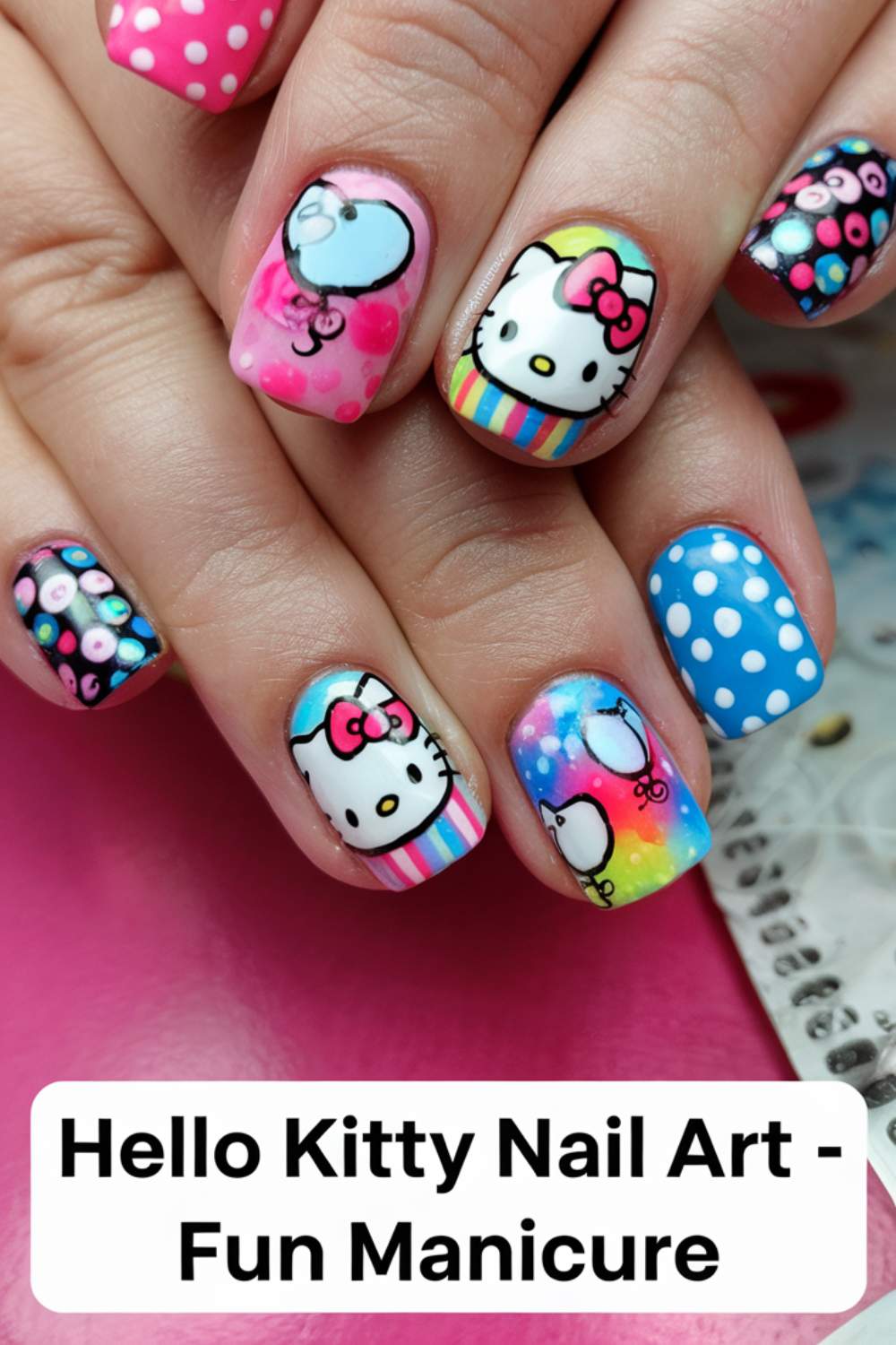 Nail Designs Hello Kitty for a Fun